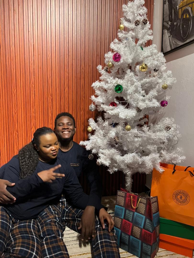 Christmas family moment